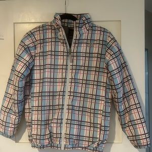 The North Face Girl’s Plaid Puffer Coat size Large